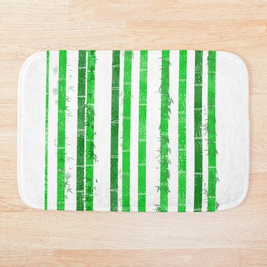 Discover Bamboo Strips Bath Mat