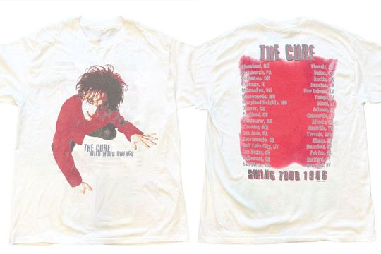 Discover 1996 The Cure Wild Mood Swings T-Shirt