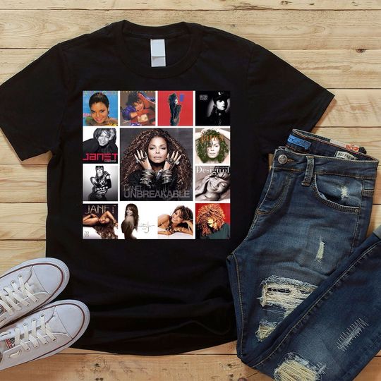 Discover Vintage Janet Jackson 90s T-Shirt
