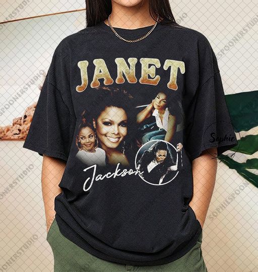Discover Vintage Janet Jackson Shirt, Janet Jackson T-Shirt, Together Again Tour 2023 T-Shirt