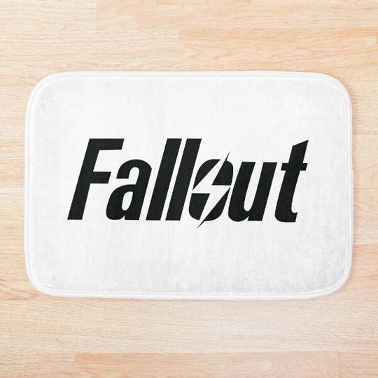 Discover Falllout, logo desing (clear) Bath Mat