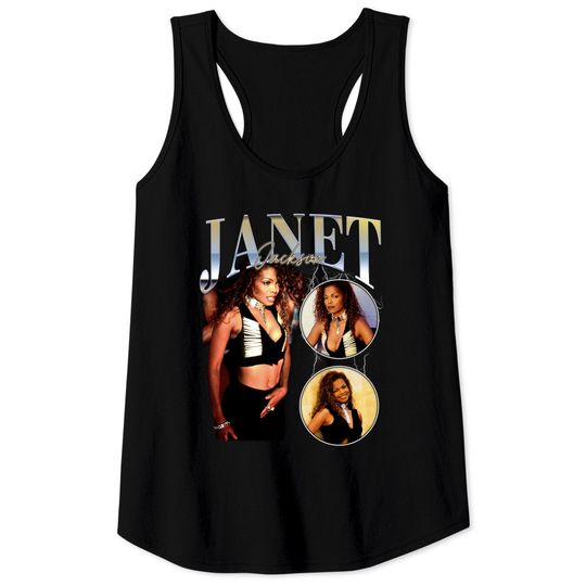 Discover 90s Janet Jackson Vintage Tank Tops - Classic Concert Apparel