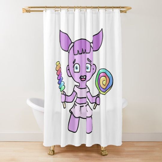 Discover Love Candy Shower Curtain