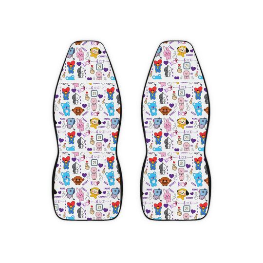 Discover BT21 Car Seat Covers - Set of Two