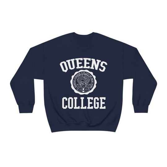 Discover queens college Vintage Swearshirt, Seinfeld 1989 tv series Sweatshirt