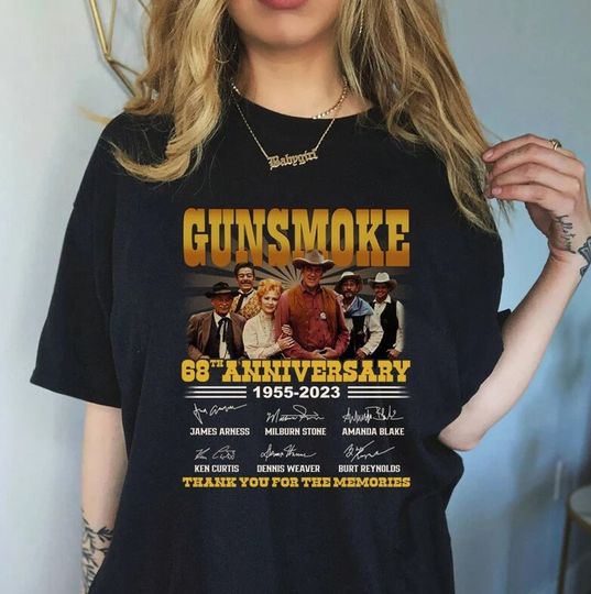 Discover Gunsmoke Movie Anniversary T-Shirt