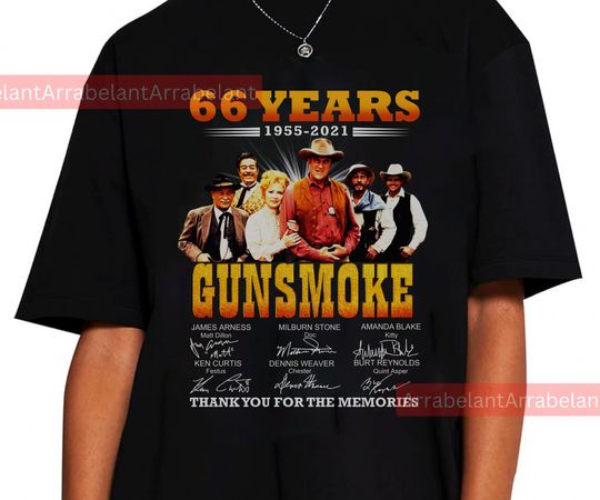 Discover 66 years Anniversary Gunsmoke Shirt