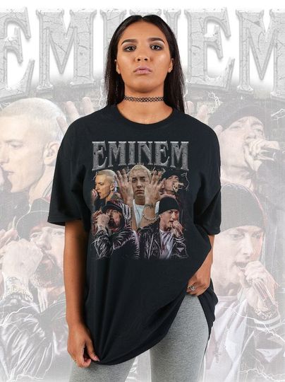 Discover Trendy Eminem Vintage T-Shirt | Classic Rap Legend Apparel