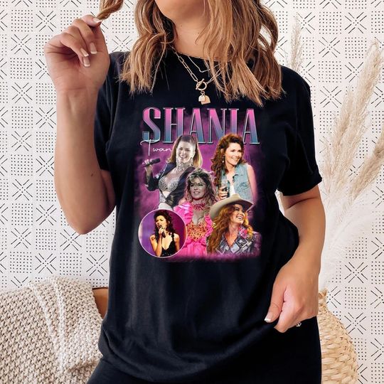 Discover Shania Twain Shirt, Shania Twain Vintage Shirt