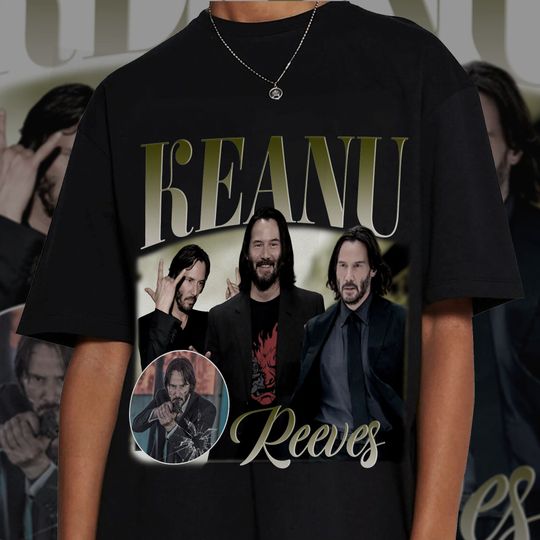 Discover Keanu Reeves Shirt, Keanu Reeves Homage Tshirt
