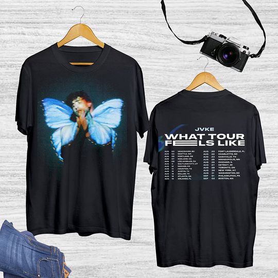 Discover JVKE WhatTour Feels Like Tour Shirt 2023, Vintage JVKE T shirt