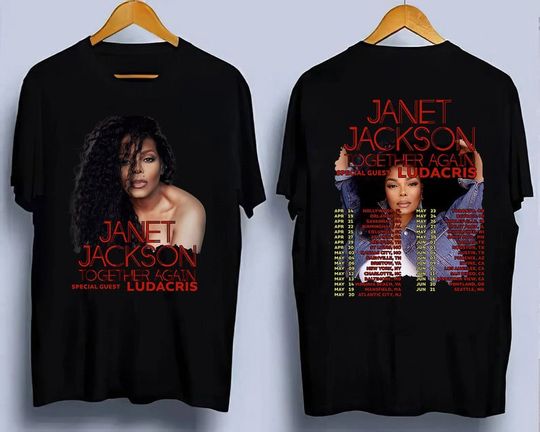Discover Janet Jackson 2023 Tour T Shirt, Janet Jackson Shirt