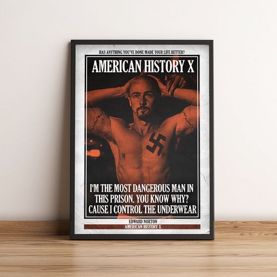Discover American History X Cult Film Poster