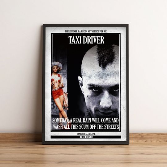 Discover Taxi Driver Cult Film Poster