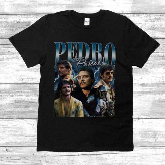 Discover Pedro Pascal T-shirt- 90s Inspired Vintage Shirt, Pedro Pascal Shirt