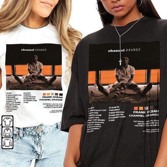 Discover Frank Ocean Channel Orange Album Tracklist Shirt