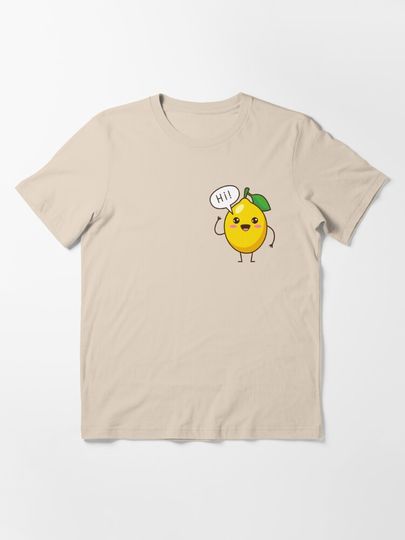 Discover cute lemon saying Hi | Essential T-Shirt 