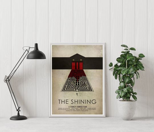 Discover The Shining Poster - Stanley Kubrick - Minimalist Movie Poster