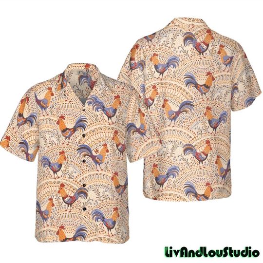 Discover Chicken Hawaiian Shirt/ Chicken Summer Beach Aloha Shirt