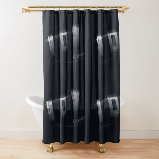 Discover baby canon Shower Curtain