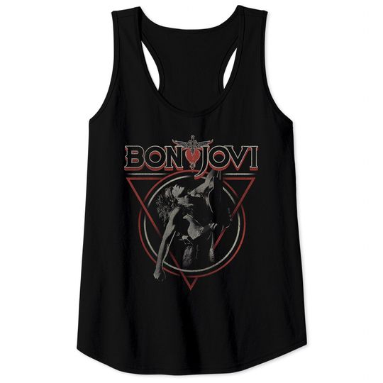 Discover Bon Jovi Tank Tops: Triangle Overlap
