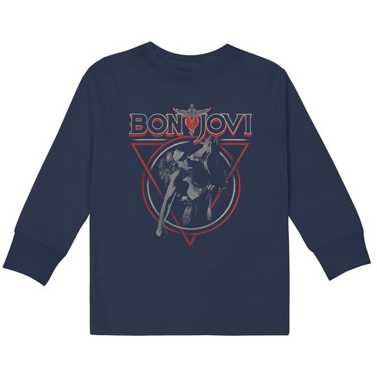 Discover Bon Jovi Kids Long Sleeve T-Shirts: Triangle Overlap