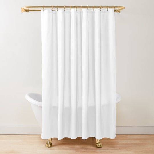 Discover Shower Curtain - White Shower Curtain