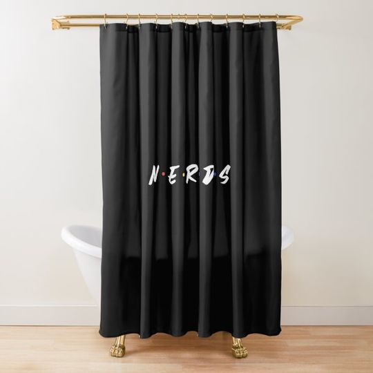 Discover NERDS Shower Curtain