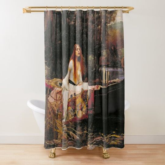 Discover The Lady of Shallot - John william Waterhouse Shower Curtain