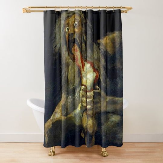 Discover Francisco Goya "Saturn Devouring His Son" Shower Curtain