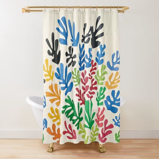 Discover Henri Matisse: La Gerbe, One Of His Last Works (1953) Shower Curtain