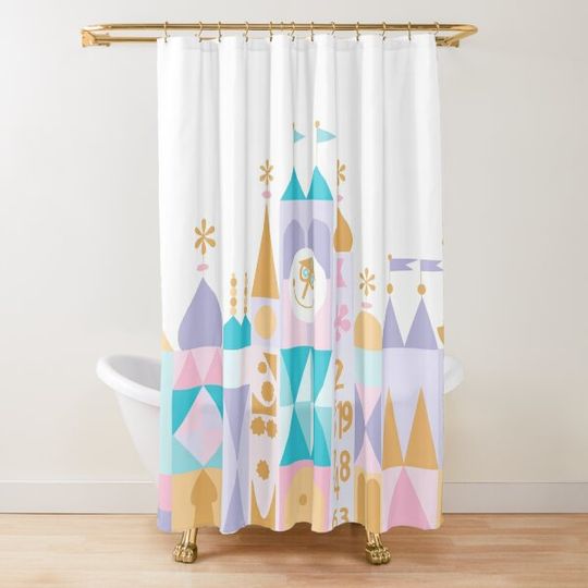Discover Small World Shower Curtain