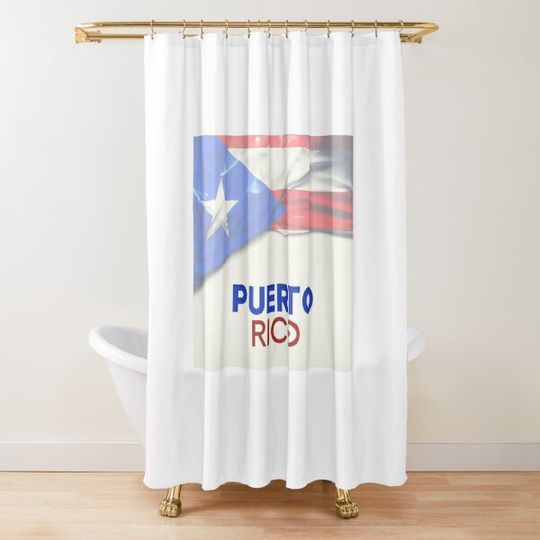 Discover Puerto Rico Shower Curtain
