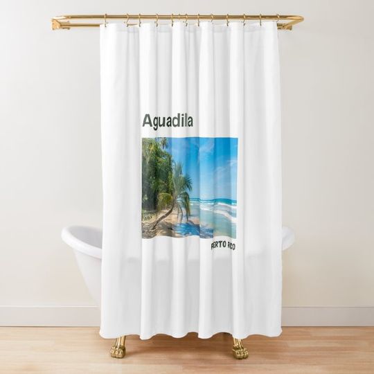 Discover Aguadilla - Puerto Rico Shower Curtain