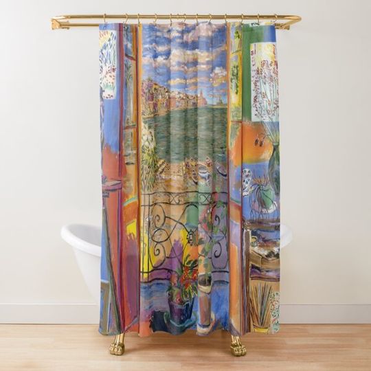Discover Henri Matisse - Woman in a Purple Coat Shower Curtain