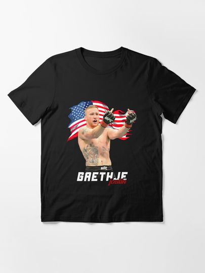 Discover Justin Gaethje "The Highlight" - Double Fingers | Essential T-Shirt 