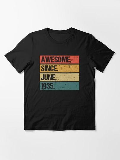 Discover Awesome Since June 1935 Vintage T-Shirt