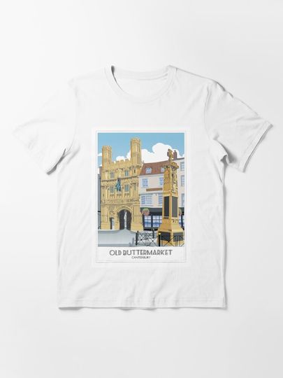 Discover The Old Buttermarket, Canterbury (portrait) | Essential T-Shirt 