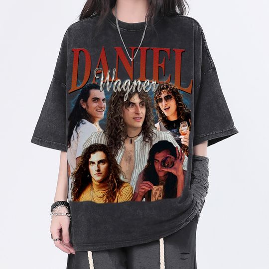 Discover Daniel Wagner Vintage Washed Shirt, Rock Band Homage T-Shirt