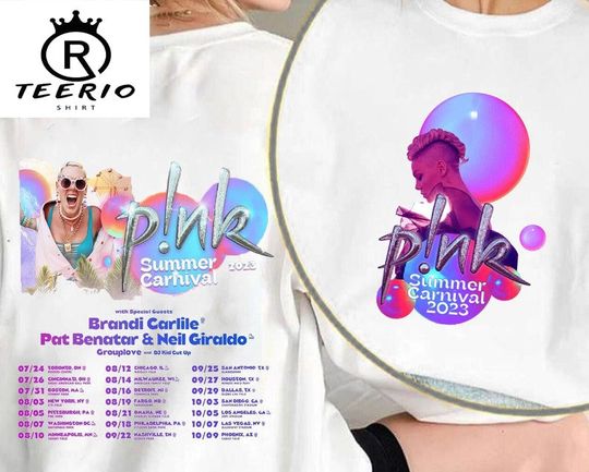 Discover P!nk Summer Carnival Tour 2023 2 sides Shirt, Summer Carnival Tour , P!nk T-shirt Music Sweatshirt