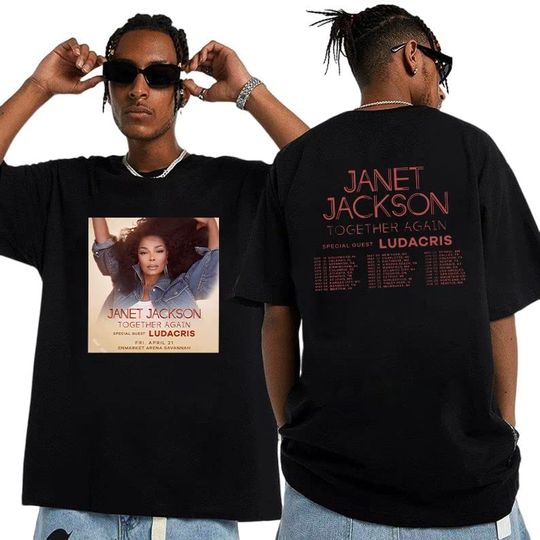 Discover Janet Jackson Together Again Tour 2023 Shirt, Janet Jackson Shirt for Fan