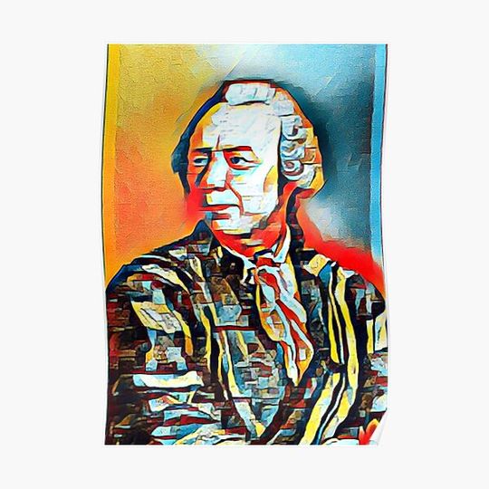 Discover Leonhard Euler Portrait Art | Premium Matte Vertical Poster