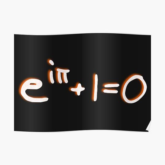Discover Euler equation Premium Matte Vertical Poster