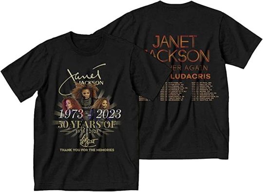 Discover Janet Jackson 2023 Tour Shirt, Janet Jackson Together Again Tour 2023 Shirt