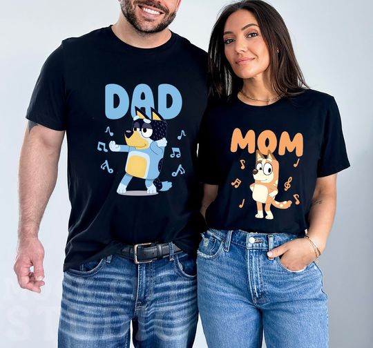 Discover BlueyDad Family Matching Shirt | Mom Life Design