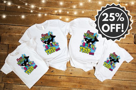 Discover Sea World Family Matching Shirts | Adventure Design