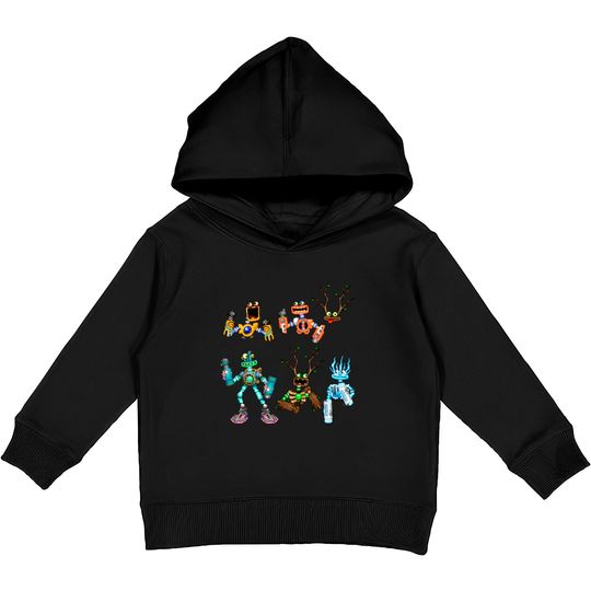 Discover My Singing Monsters Wubbox Kids Pullover Hoodies