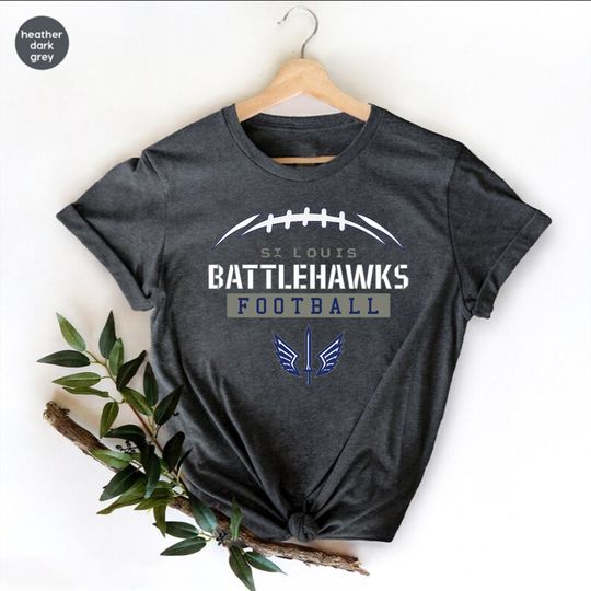 Discover St. Louis BattleHawks Football T-Shirt, American Football Tshirt
