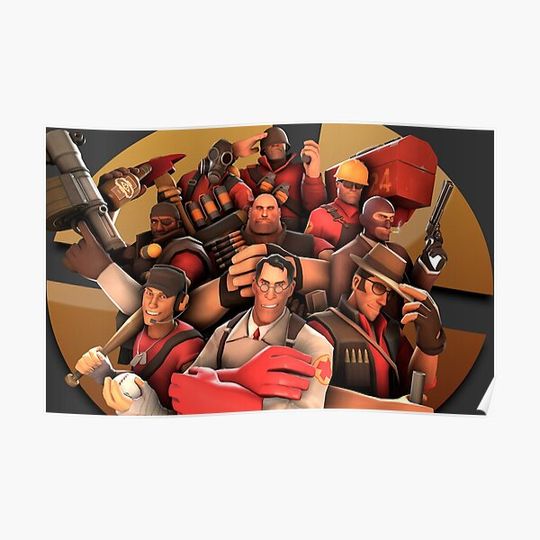 Discover Team Fortress 2 Poster Art Poster
