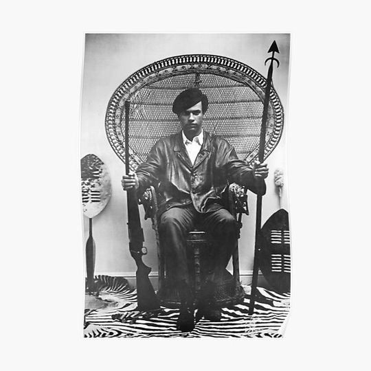 Discover The bl panther porty Huey P Newton Premium Matte Vertical Poster